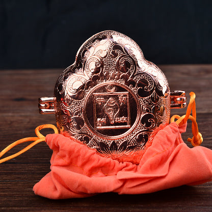 Yachen Gar Copper Gau Box Amulet Pendant