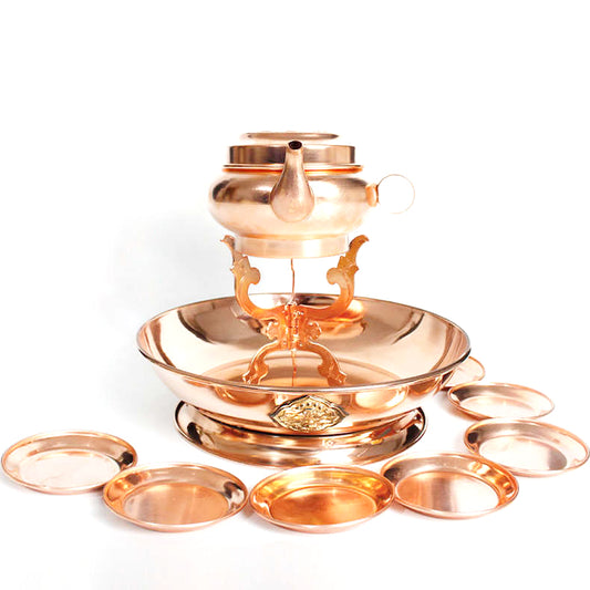 Copper Chutor Jambala Water Offering Set