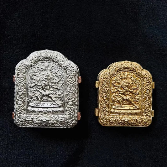 Vajrakilaya Garuda Copper Gau Box Yachen Gar