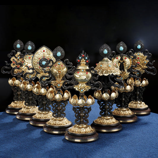 Splendid Precious Stones Grand Eight Auspicious Set