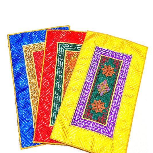 Artisan Tibetan Textile Fabric Rectangle Pad