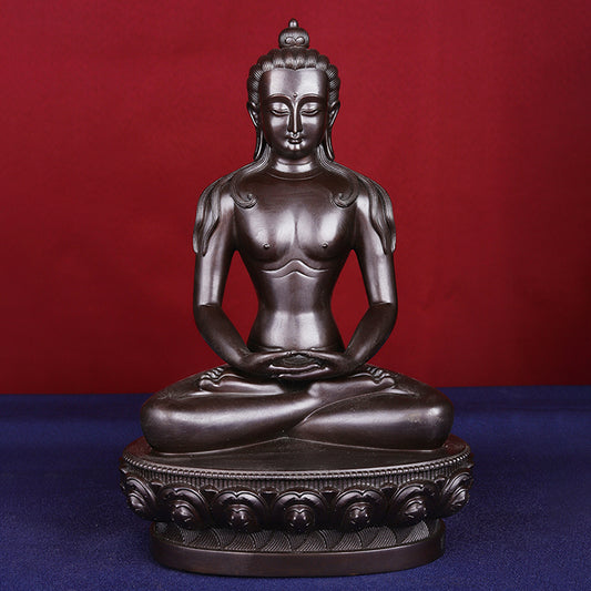 Buddha Samantabhadra Oxidized Copper Statue