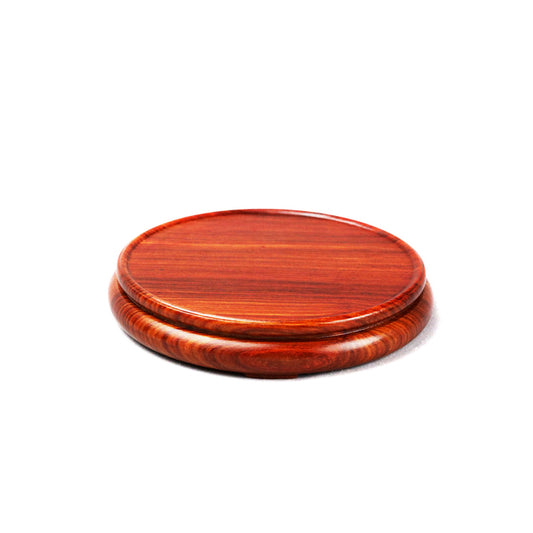 Minimal Rosewood Whole Trunk Round Wood Base