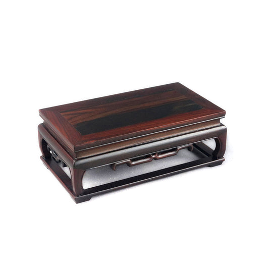 Elegant Rosewood Rectangle Wood Base